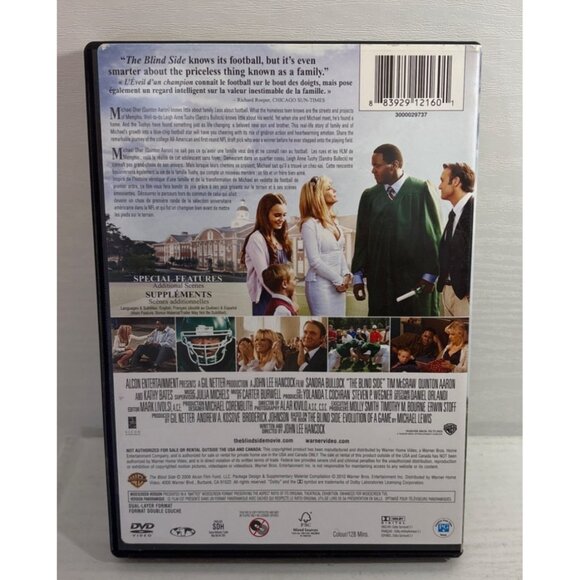 The Blind Side DVD Movie Starring Sandra Bullock Based On A True Story NEW - Picture 2 of 4